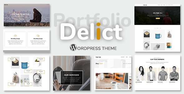 Delict - Minimal Agency & Portfolio Multipurpose WordPress Theme icon