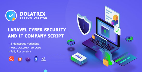 Dolatrix - Laravel Cyber Security Agency & IT Services Company CMS Website icon