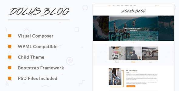 Dolus - Blog WordPress Theme icon