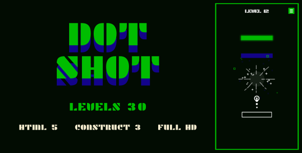 Dot Shot - HTML5 Game (Construct3)    