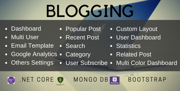 Dotnet Core MVC Blog With MongoDB icon