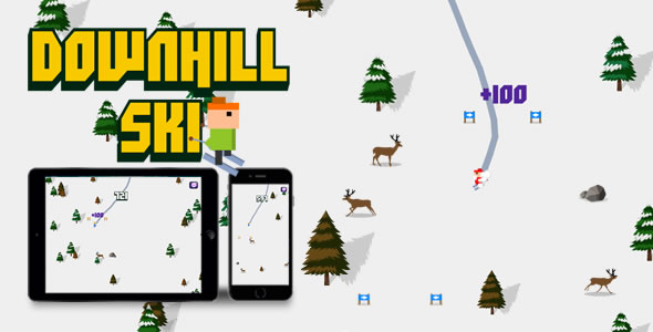 Downhill Ski - HTML5 Game icon