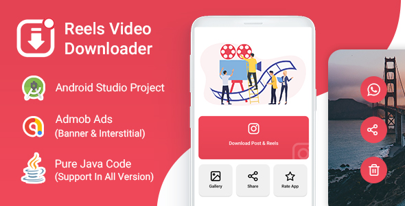 Downloader Instagram Reels, IGTV, Videos and Photos for Android icon
