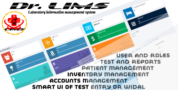Dr. LIMS (Laboratory information management system) .net mvc core | open source icon