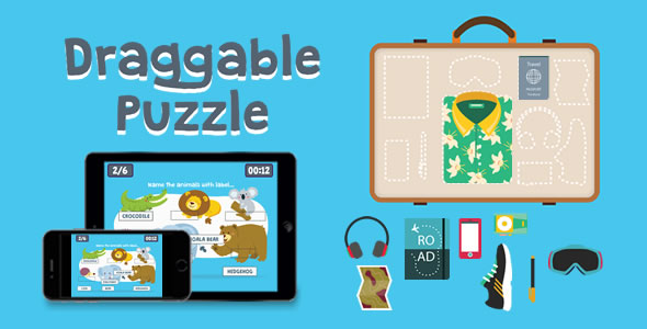 Draggable Puzzle - HTML5 Game icon