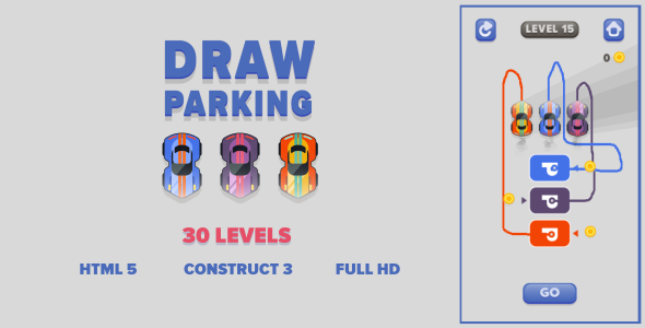 Draw Parking - HTML5 Game (Construct3) icon