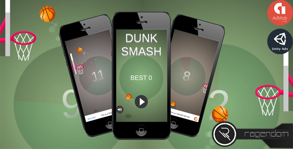 Dunk Smash – Complete Unity Game + Admob icon