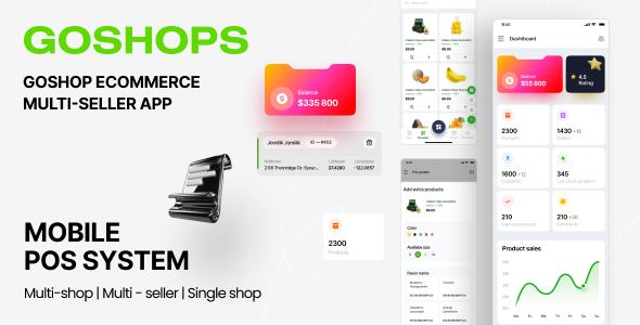 E-commerce Seller mobile application (Goshops) icon