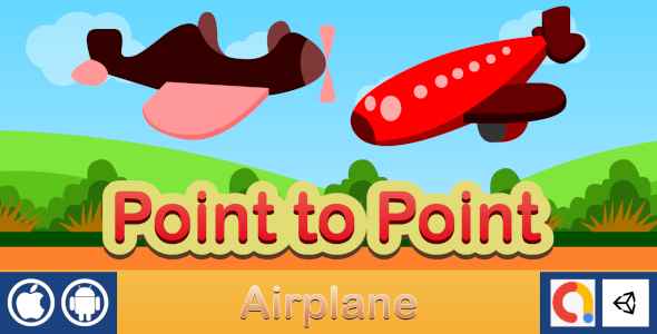 Edukida - Point to Point | Airplane Kids Educational Unity Game With Admob for Android and iOS icon
