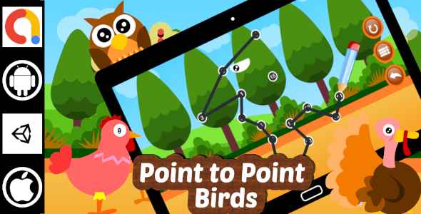 Edukida - Point to Point Birds Unity Kids Educational Game With Admob For Android and iOS icon