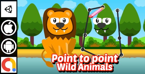 Edukida - Point to Point Wild Animals Unity Kids Game With Admob For Android and iOS icon