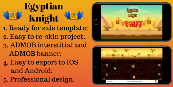 Egiptian Knight - Build Box free 2019 game template icon