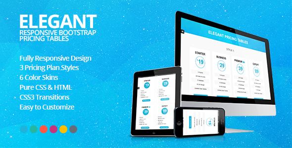 Elegant - Responsive Bootstrap Pricing Tables icon