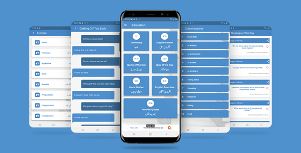 English Grammar Learning App with Admob Ads icon