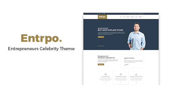 Entrpo - Entrepreneurs Celebrity WrodPress Theme icon