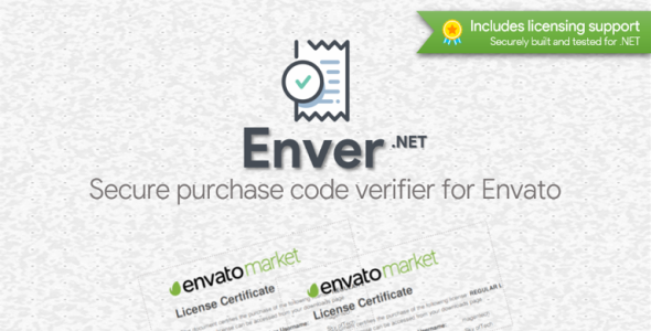Enver - Envato Purchase Code Verifier + Licenser icon