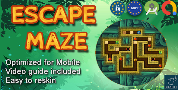 Escape Maze (Admob + GDPR + Android Studio) icon