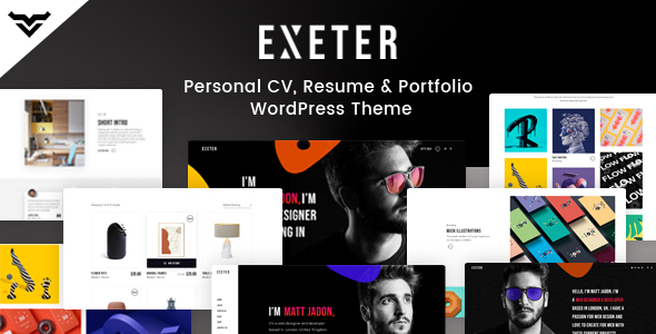 Exeter - Personal Portfolio WordPress Theme icon