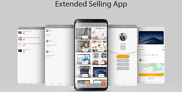 Extended Selling App with Firebase Realtime and Admin Panel icon