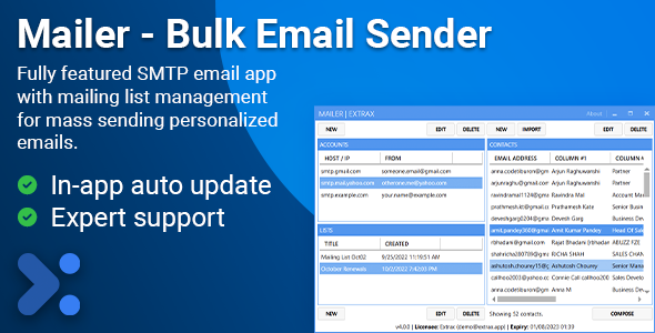 Extrax - Bulk Email Sender icon