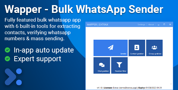 Extrax - Bulk WhatsApp Sender icon
