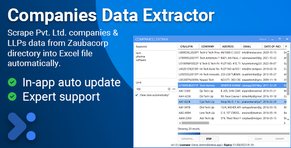 Extrax - Companies Data Extractor icon