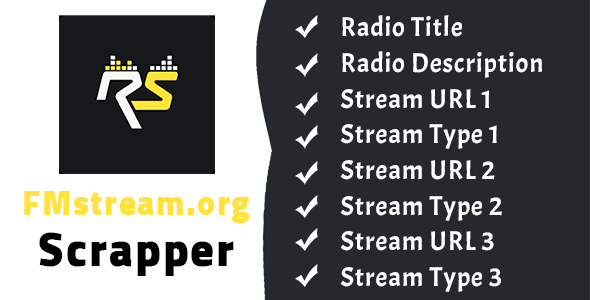 FMstream.org Scraper : Radio Stations Extraction icon