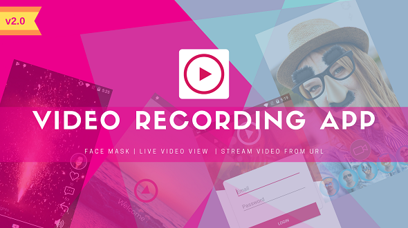 Face Mask + Video Recording + Streaming online Android App icon