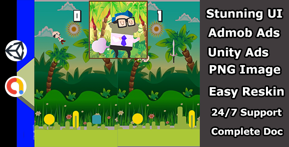 Farting Flappy Bird Like Master jump game(Admob + Unity) icon