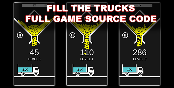 Fill The Trucks (Unity Source Code) - 100 Balls - Endless Hypercasual Game icon