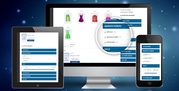 Filter for VirtueMart - Ultimate Joomla Filter Module