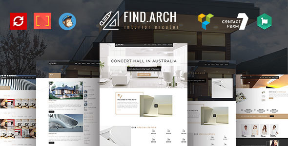Find ARC - Interior Design, Architecture - WordPress Theme icon