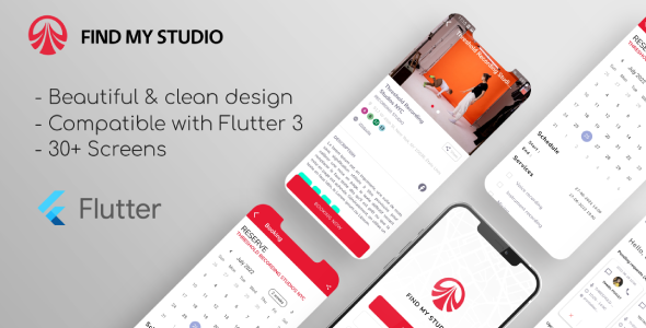 Find My Studio | UI Flutter template icon