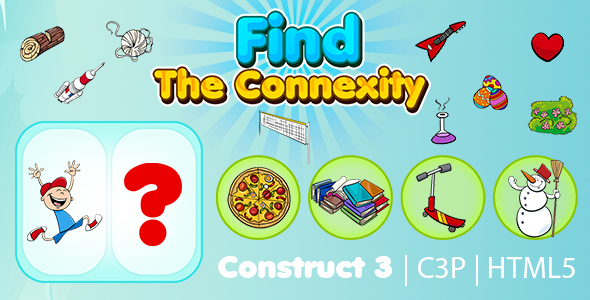 Find The Connexity Kids Learning Game (Construct 3 | C3P | HTML5) Educational Game icon