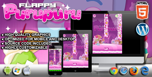 Flappy Purupuru - HTML5 Game icon