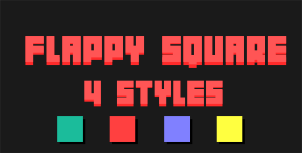 Flappy Square - Html5 Mobile Game - android & ios HD icon