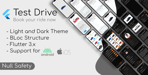 Flutter UI KIT Template for Test Drive icon
