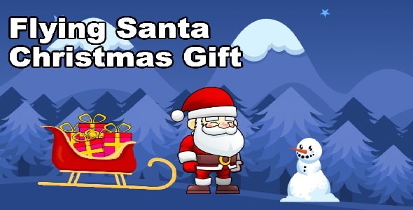 Flying Santa Christmas Gift - Construct 3 icon