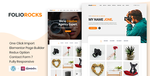 Foliorocks - Minimal Portfolio WordPress Theme icon