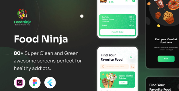 Food Ninja - Food Delivery App Flutter UI Template icon