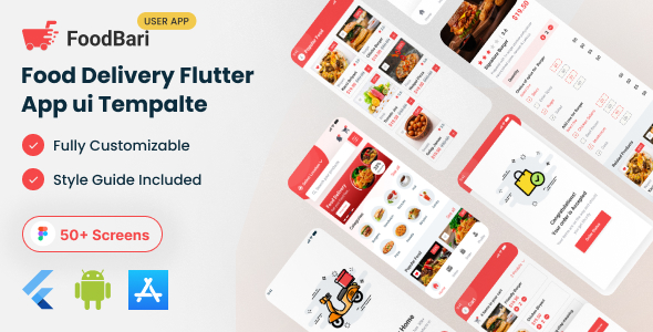 FoodBari Flutter - Food Ordering User App Ui Kit icon