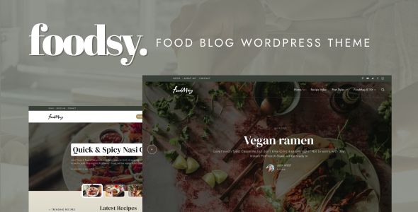 Foodsy - WordPress Food Blog Theme icon