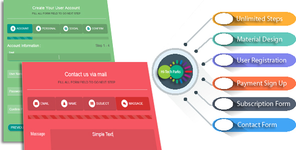 Form Wizard - Multi Step Material Form icon