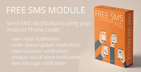 Free SMS Notifications and SMS Marketing Campaigns using own network icon