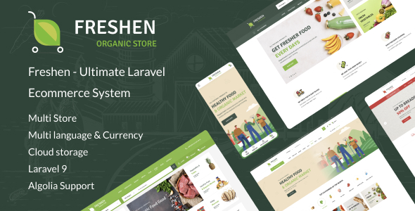 Freshen - Premium Theme for BeCommerce Laravel Ecommerce System icon