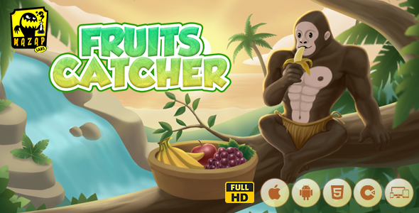 Fruits Catcher - An Addictive Fun Game (Construct) icon