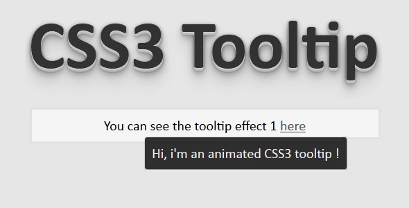 Full CSS3 Tooltip icon
