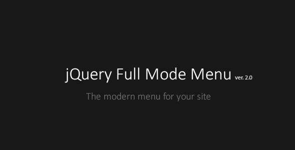 Full Mode Menu icon