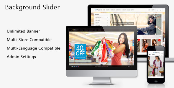 Fullscreen Background PrestaShop Slider icon