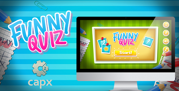 Funny Quiz HTML5 Game with Capx icon